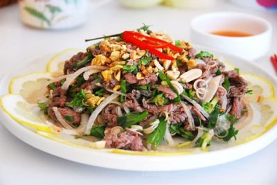 Nộm bò bóp thấu